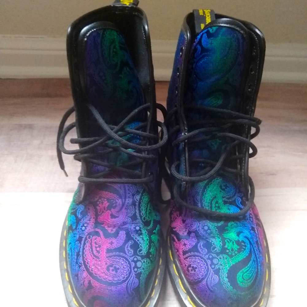 Vintage paisley Dr. Martens